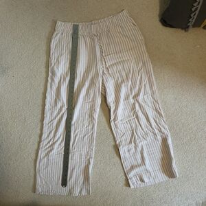 a new day Cream and White Striped Pants